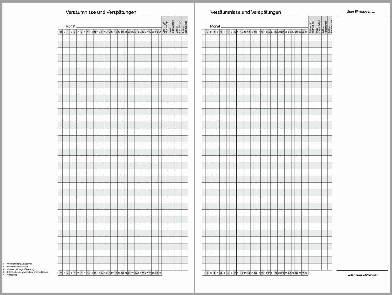 Klassenbuch F&L 9011-1001-2