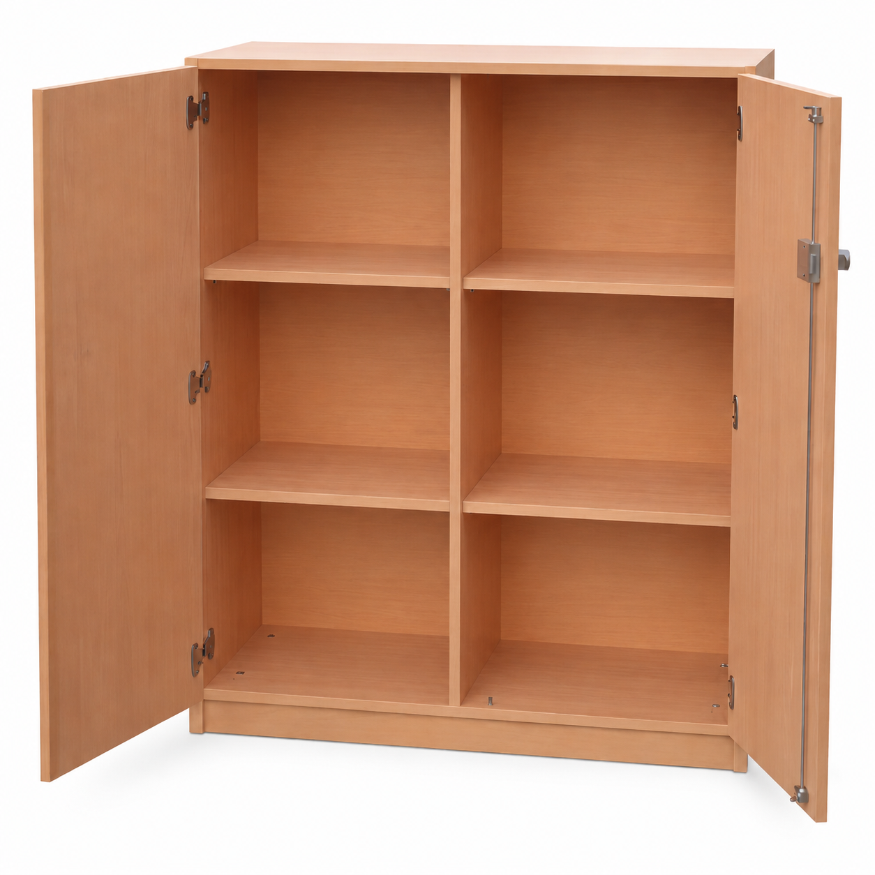 Schrank mit Mittelwand 120 cm hoch