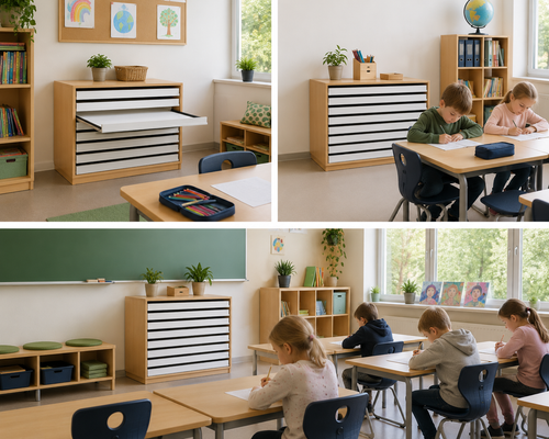 Bilderschrank als Unterschrank
