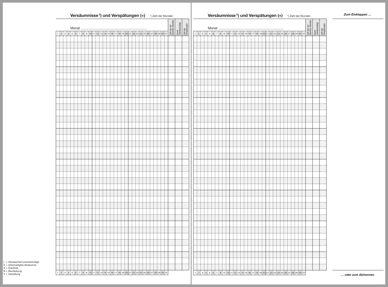 Klassenbuch F&L 9095-1040-U