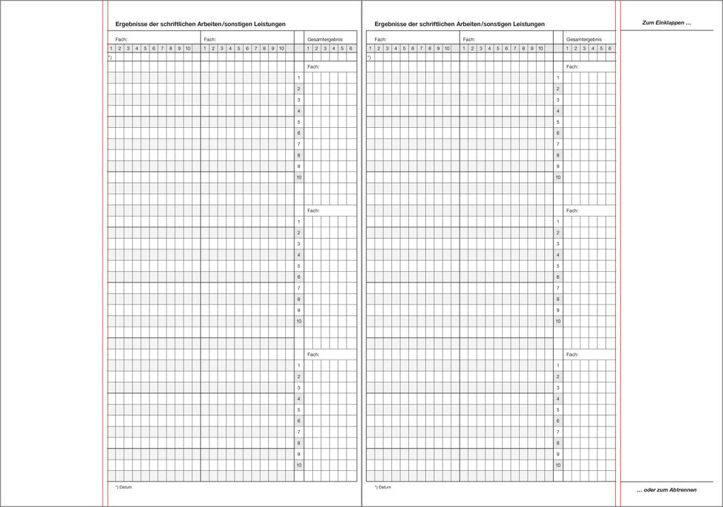 Klassenbuch F&L 9095-1050-U