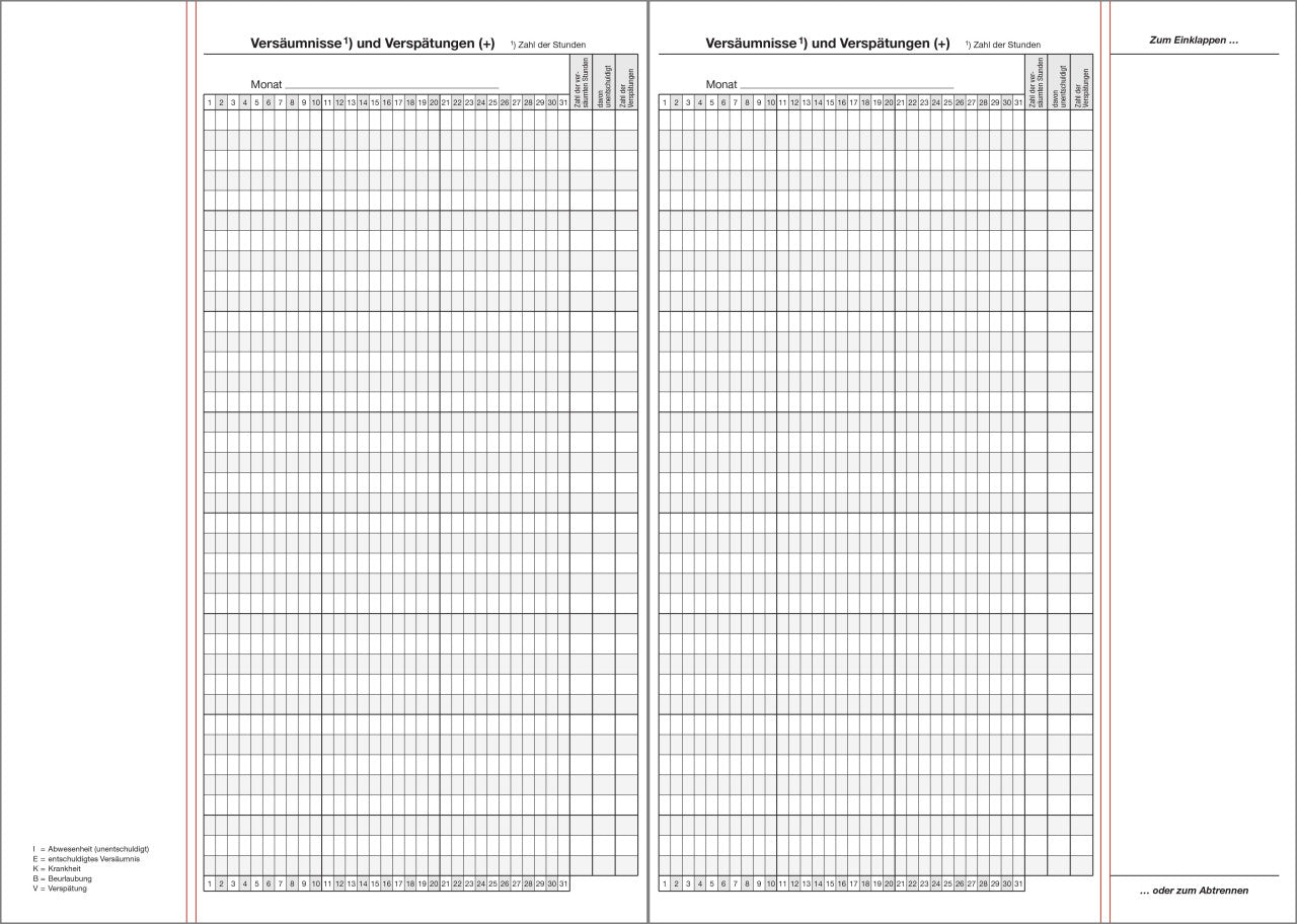 Klassenbuch F&L 9095-1050-U