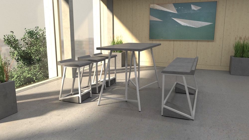 Barhocker / Stehhocker „3EK high“