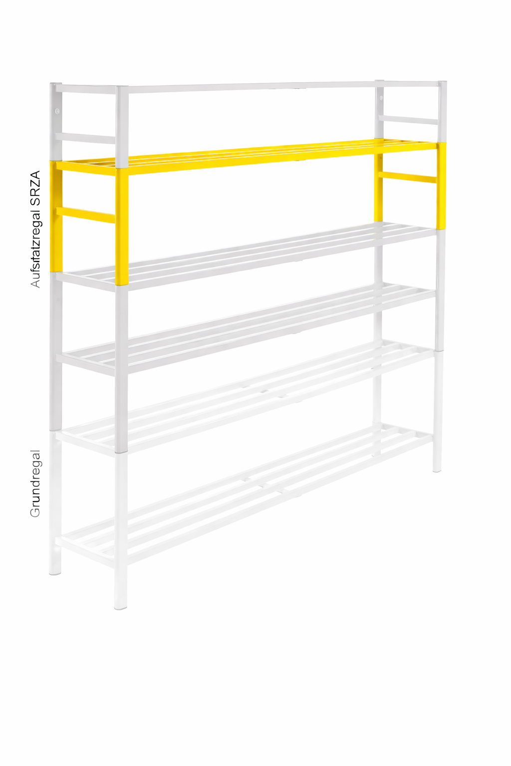 Aufsatzregal einfach, für hohe Schuhe (SRAZ)