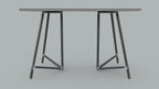 Beton Stehtisch mit Metallgestell „3EK high“