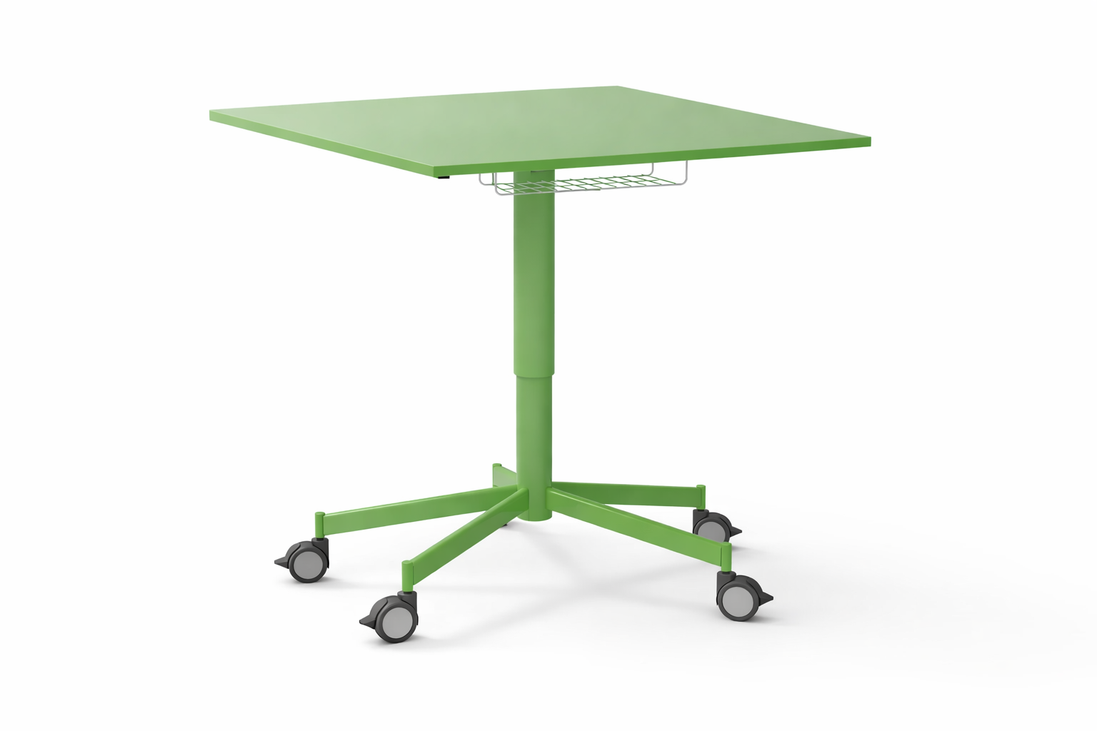 Project höhenverstellbarer Lehrertisch - Quadrat Tischplatte