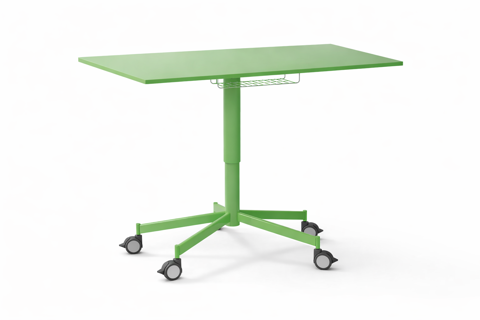 Project höhenverstellbarer Lehrertisch - Rechteck Tischplatte