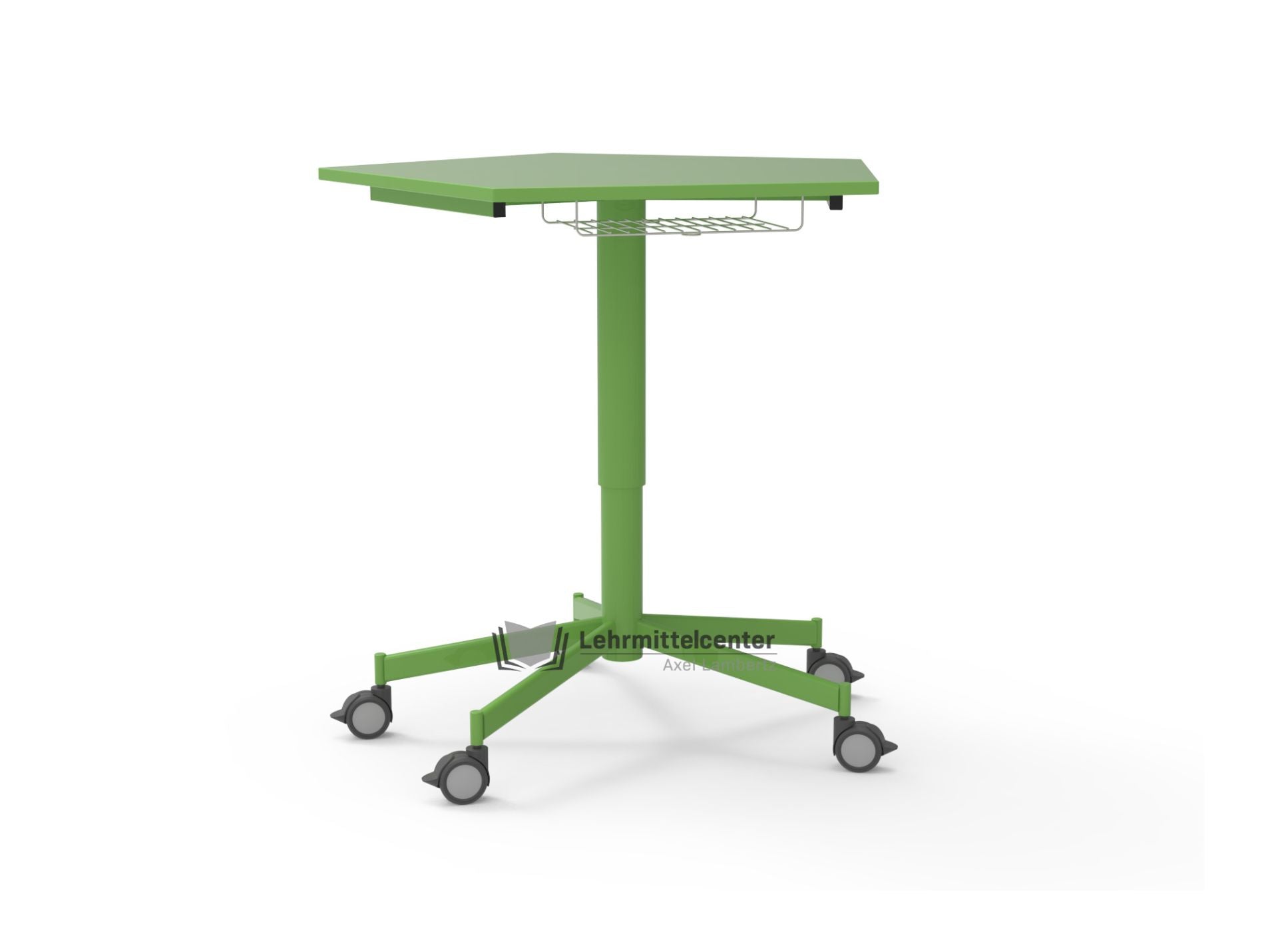 Project höhenverstellbarer Lehrertisch - Runde Tischplatte