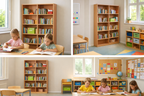 Regal mit Mittelwand 190 cm hoch