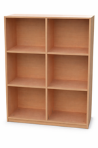 Regal mit Mittelwand 120 cm hoch