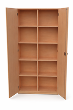 Schrank mit Mittelwand 190 cm hoch